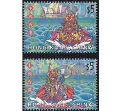HK0049 S105 中国香港-澳大利亚联合发行：龙舟竞赛（2001年）