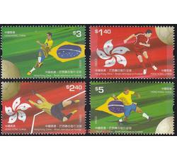 HK0130 S180 中国香港-巴西联合发行：足球（2009年）