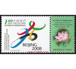 S025  北京申办2008年奥运会成功纪念（2001年）