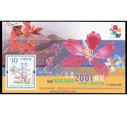 HK0199 C101M 香港2001年邮票展览小系列第二号（小型张）（2000年）