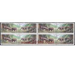 1995-11 中泰建交二十周年（J）（中泰联合发行）（四方连）