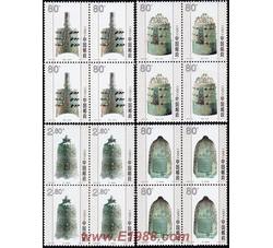 2000-25 中国古钟（四方连）