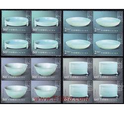 2002-6 中国陶瓷——汝窑瓷器（四方连）