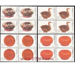 1993-14 中国古代漆器（T）（四方连）