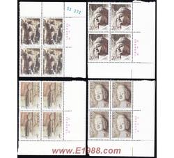 1993-13 龙门石窟（T）（厂铭四方连）