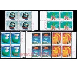 2001-1 世纪交替　千年更始——迈入21世纪（厂铭四方连）