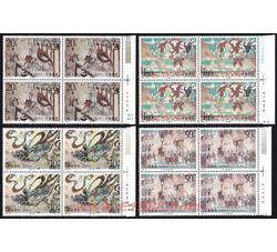 1994-8 敦煌壁画（第五组）（T）（厂铭四方连）