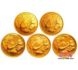 2006年熊猫金币套装（5枚全）