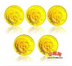 2003年熊猫金币套装（5枚全）