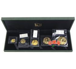 1992年熊猫金币套装（5枚全）