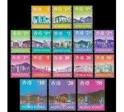 HK1039 香港海景通用邮票16枚全（含高值+低值）（1997年）