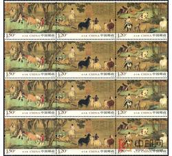 2014-4 浴马图（四方连）