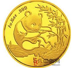 1994年熊猫1/20盎司圆形金质纪念币
