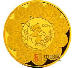 1991年中国熊猫金银币发行10周年5公斤圆形金质纪念币