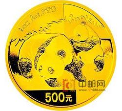2008年熊猫1盎司圆形金质纪念币