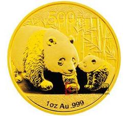 2011年熊猫1盎司圆形金质纪念币