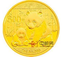 2012年熊猫1盎司圆形金质纪念币