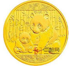 2012年熊猫1/2盎司圆形金质纪念币