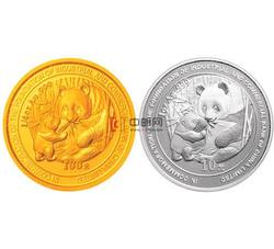 2005年中国工商银行股份有限公司成立熊猫加字金银套币