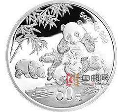 2012年中国熊猫金币发行30周年5盎司圆形银质纪念币