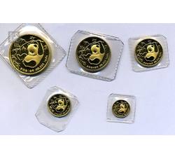 1985年熊猫金币套装（5枚全）