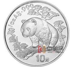 1997年中国旅游年1盎司圆形银质纪念币