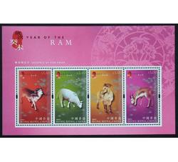香港 2003年 三轮羊（小全张）