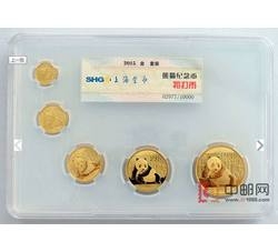 2015年熊猫普制金币套装（5枚）