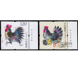 2017-1 丁酉年-鸡票（厂铭四方连）
