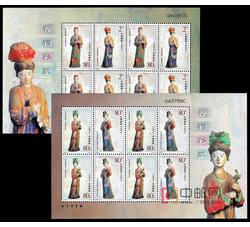 SL35 晋祠彩塑小版票（2003年）