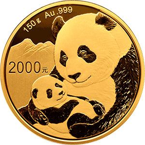 2019年熊猫150克金