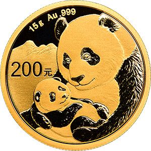 2019年熊猫15克金