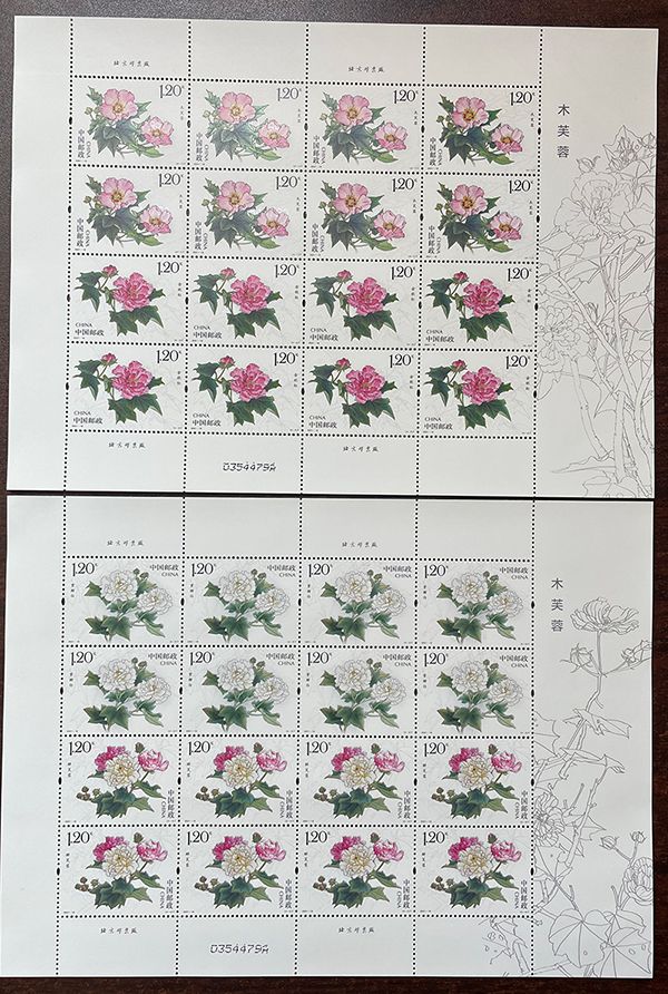 ZBP-2021-18 木芙蓉（整版票）