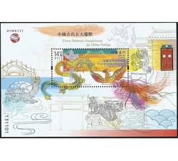 AM2023-3M 五大瑞兽（小型张）